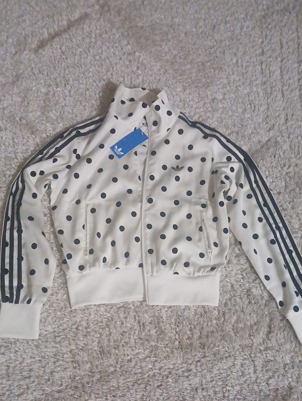 NWT ADIDAS LOLKA DOT JACKET